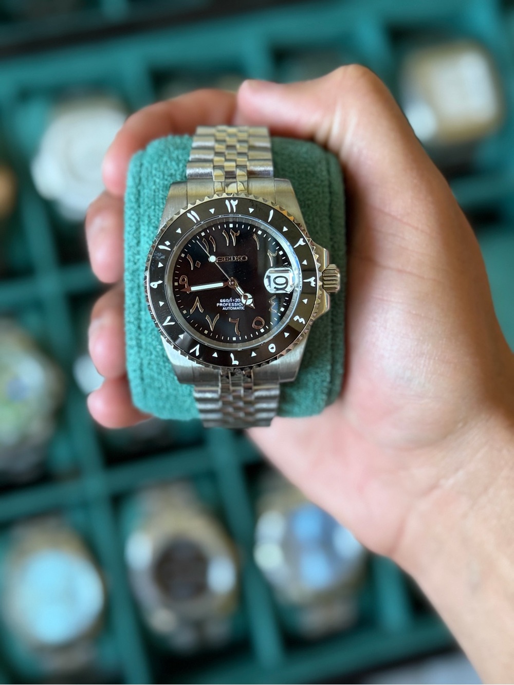 Seiko Mod: Arabic Submariner